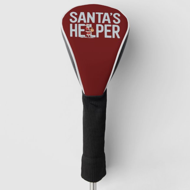 Couvre-club De Golf Père Noël Helper Christmas (Devant)