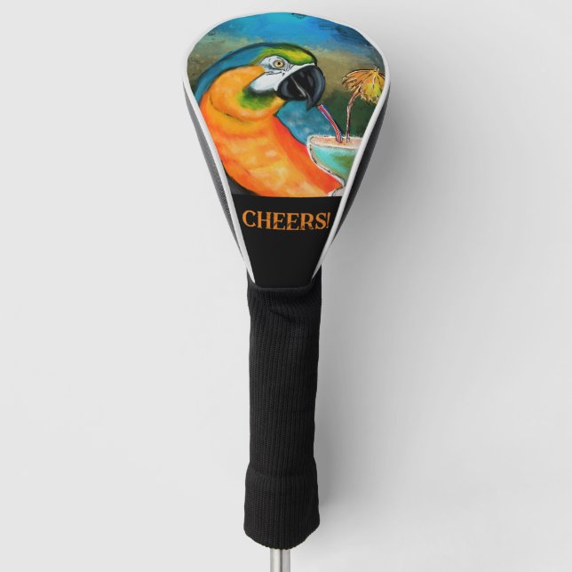 Couvre-club De Golf Perroquets (Devant)