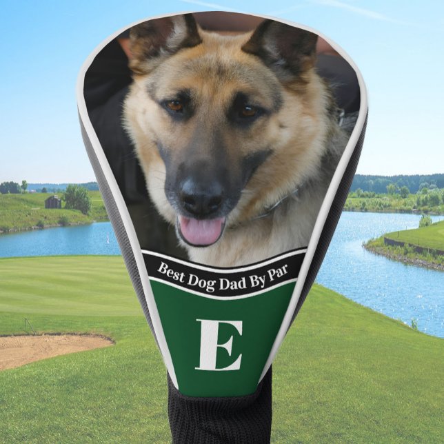 Couvre-club De Golf Personalized Best Dog Dad photo German Shepherd (Créateur téléchargé)