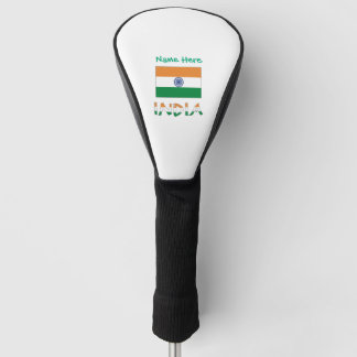 Couvre-club De Golf Personalized India Flag