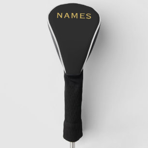 Couvre-club De Golf Personnalisé avec le nom de famille ou le surnom