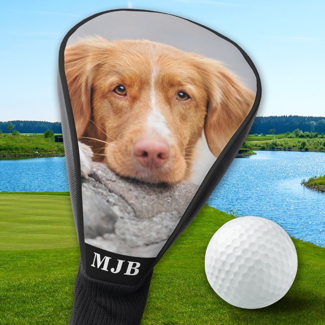Couvre-club De Golf Personnalisé Chien Animal De Compagnie Photo Cute  (Créateur téléchargé)