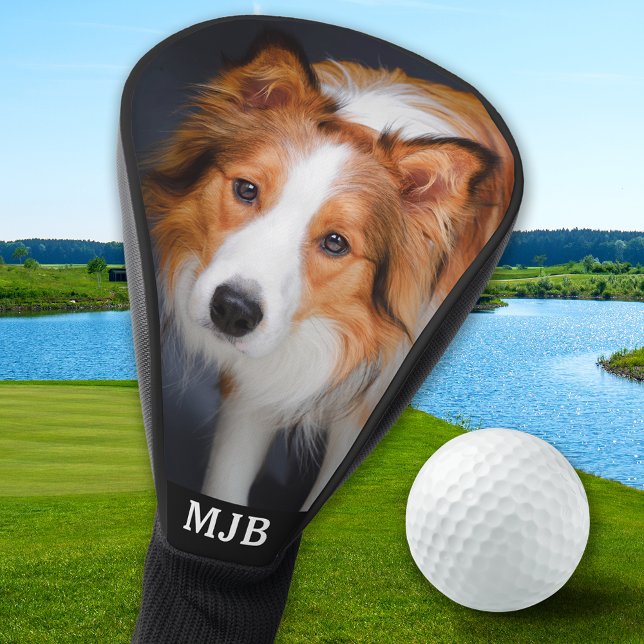 Couvre-club De Golf Personnalisé chien animal de compagnie photo moder (Créateur téléchargé)
