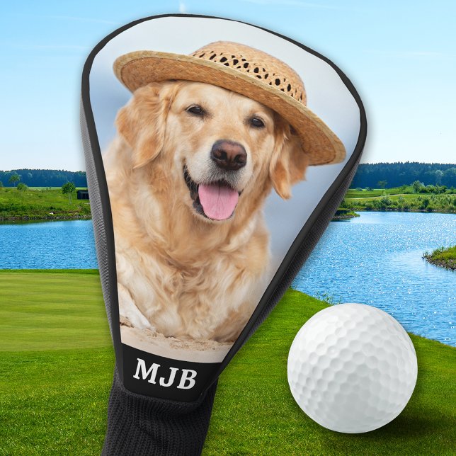Couvre-club De Golf Personnalisé Chien Animaux de Compagnie Photo Mode (Créateur téléchargé)