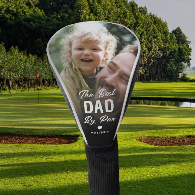 Couvre-club De Golf Personnalisé Meilleur Papa Par Par Photo Fête des  (Créateur téléchargé)