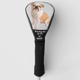 Couvre-club De Golf Personnalisé Pet Bulldog Chien photo Personnalisé