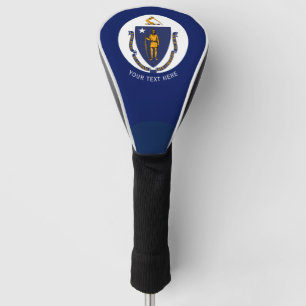Couvre-club De Golf Personnalisé Votre Texte Massachusetts Etat Indica