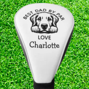 Couvre-club De Golf Personnaliser de Peeking Labrador Puppy