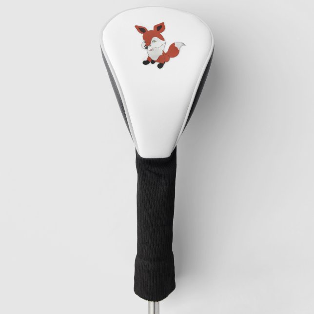 Couvre-club De Golf Petit renard souriant (Devant)