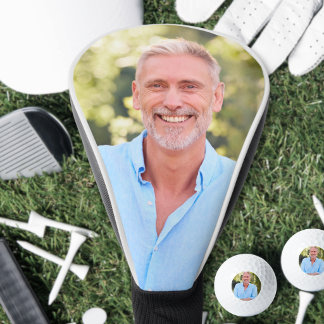 Couvre-club De Golf Photo de visage personnalisée