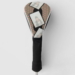 Couvre-club De Golf Photo Heart Motif Golf Head Cover