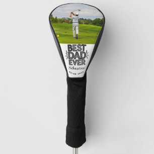 Couvre-club De Golf Photo moderne Meilleur papa Golf Head Coque