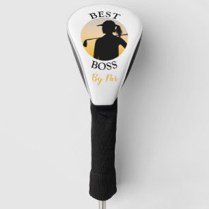 Couvre-club De Golf Photo personnalisée Best Boss Par Par Par