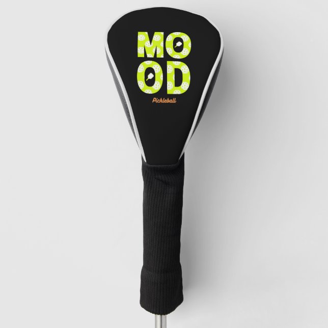 Couvre-club De Golf Pickleball Mood Play Pickleball (Devant)