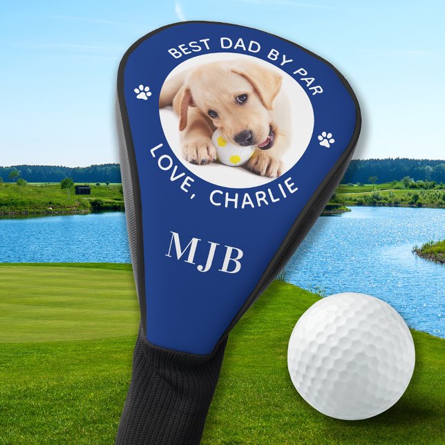 Couvre-club De Golf Pilote de monogramme personnalisé DOG DAD (Créateur téléchargé)
