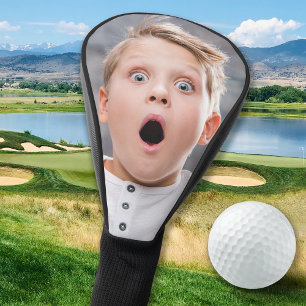 Couvre-club De Golf Pilote Golfeur personnalisé simple photo personnal