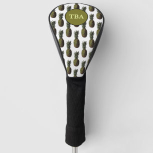 Couvre-club De Golf Pineappy Golf Head Cover - Monogramme personnalisé