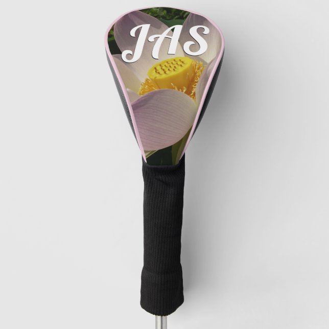 Couvre-club De Golf Pink Lotus Flower III Summer Floral (Devant)