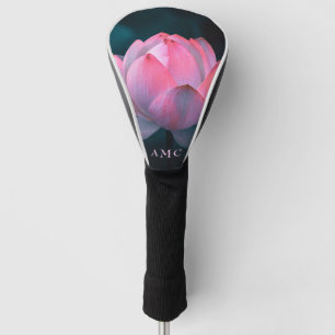 Couvre-club De Golf Pink Lotus Monogram Golf Head Coque