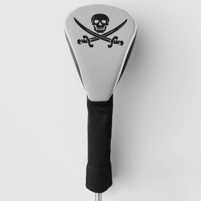COUVRE-CLUB DE GOLF PIRATE SKULT N CROSSBONES GOLF DRIVER COVER (Devant)
