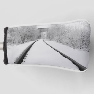 Couvre-club De Golf Pistes des trains d'hiver