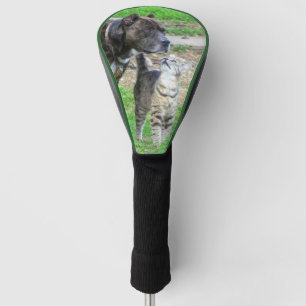 Couvre-club De Golf Pit Bull et Cat