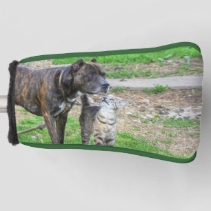 Couvre-club De Golf Pit Bull et Cat