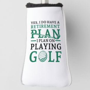 Couvre-club De Golf Plan de retraite Golf