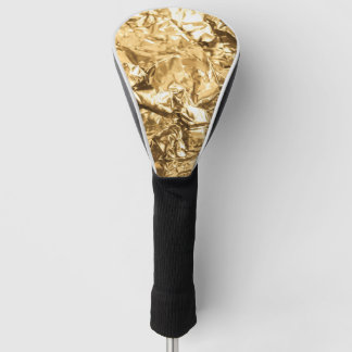 Couvre-club De Golf Plis Dorés Écrasés