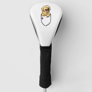 Couvre-club De Golf Pocket Puppiez - Golden Retriever