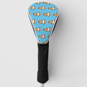 Couvre-club De Golf Poisson clown tropical lumineux