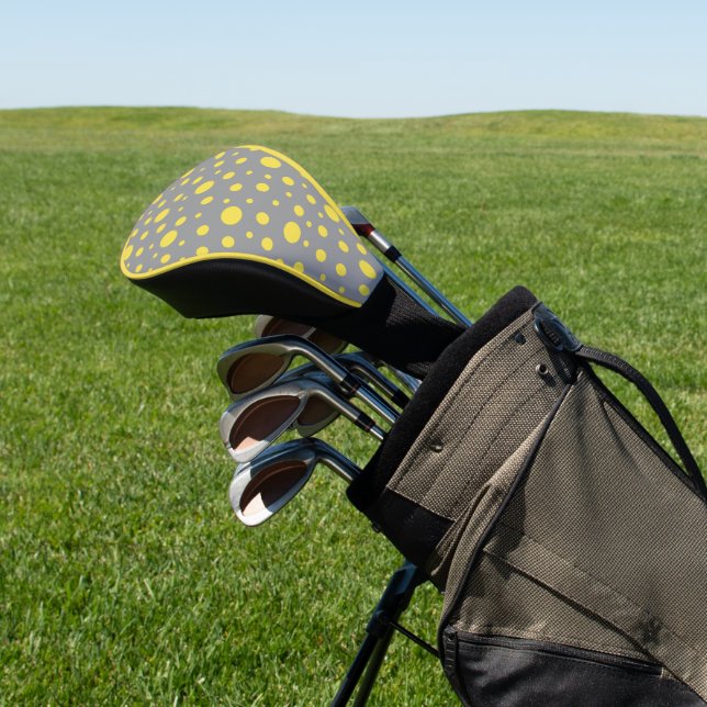 Couvre-club De Golf Polka Dot Pattern (In Situ)