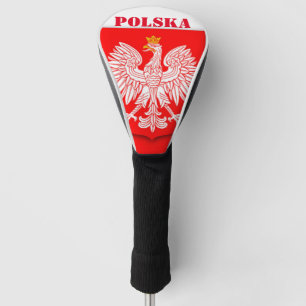Couvre-club De Golf Pologne Drapeau Football patriotique Polska