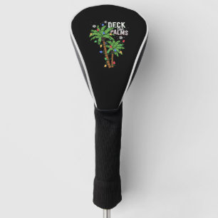 Couvre-club De Golf Pont The Palms Tropical Hawaii Christmas Palm