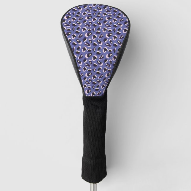 Couvre-club De Golf Poster de animal Abstrait pourpre (Devant)