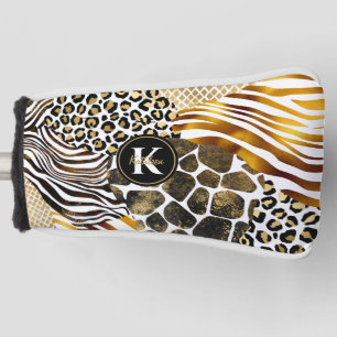 Couvre-club De Golf Posters de animaux mixtes gras avec tuteur à acce