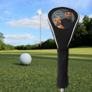 Couvre-club De Golf Pour le meilleur papa de chien jamais photo person