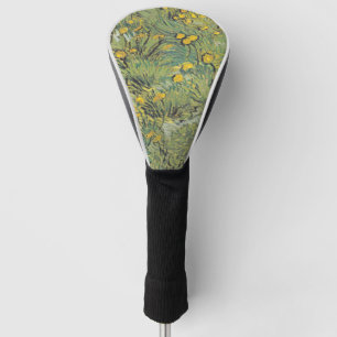 Couvre-club De Golf Prairie jaune de Van Gogh - Art floral classique