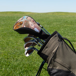Couvre-club De Golf Première fête des pères Photo de bébé du père le p