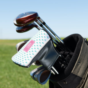 Couvre-club De Golf Preppy Nautical Triple Monogramme