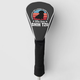 Couvre-club De Golf Professeur de physique amateur de chien Shih Tzu
