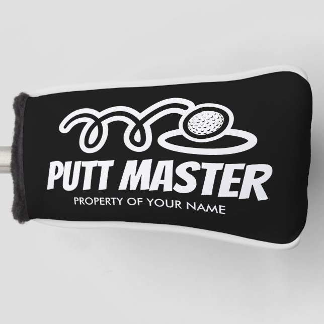 Couvre-club De Golf Putt Master Funny couverture de putter de golf per (Devant)