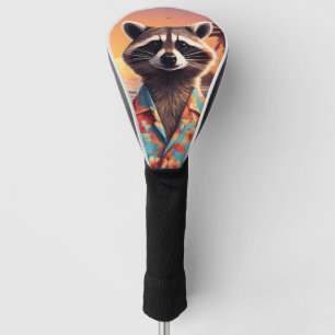 Couvre-club De Golf Raccoon Holiday