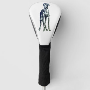 Couvre-club De Golf race Greyhound anglaise