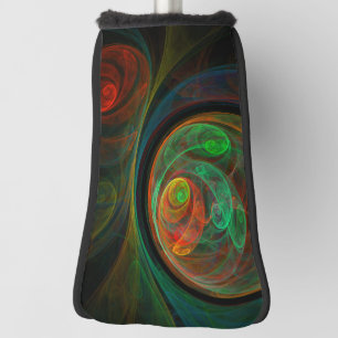 Couvre-club De Golf Reborn Green Art Abstrait