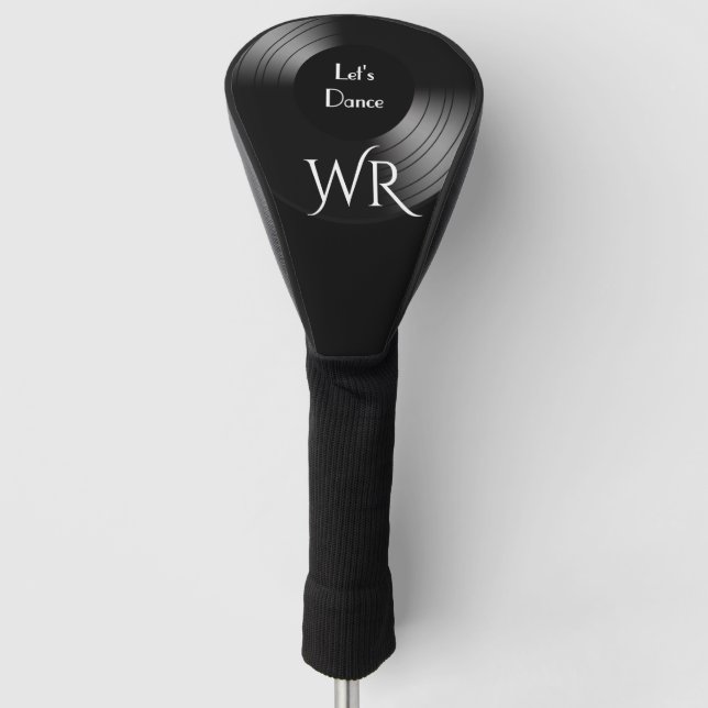 Couvre-club De Golf Record Album Dansons Monogramme (Devant)