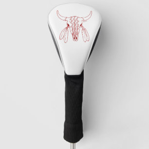 Couvre-club De Golf Red Ghost Dance Buffalo couverture de conducteur l
