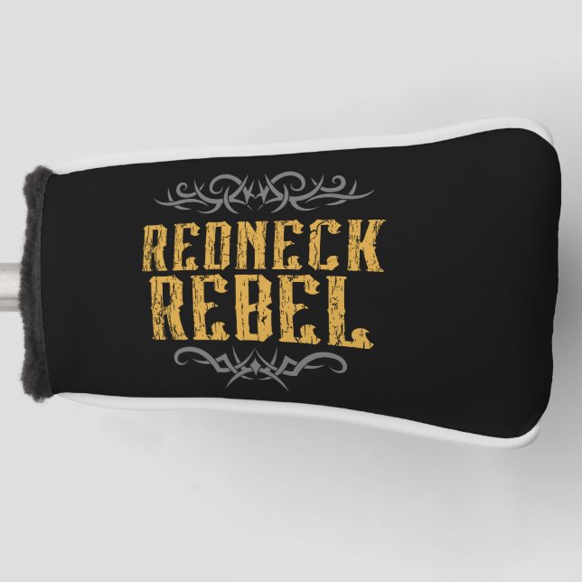 Couvre-club De Golf Redneck Rebel (Devant)