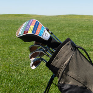 Couvre-club De Golf Règles personnalisées de retraite amusante Humour