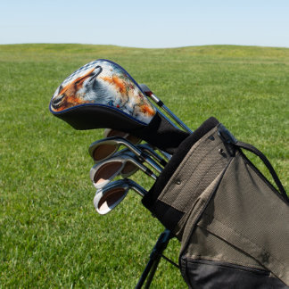 Couvre-club De Golf Renard à carreaux